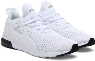 puma full white shoes