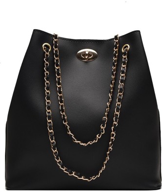 black purse bag