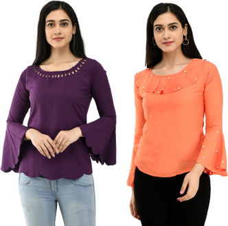 long tops for jeans flipkart