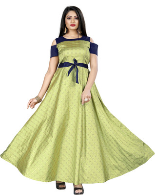 fancy gown on flipkart
