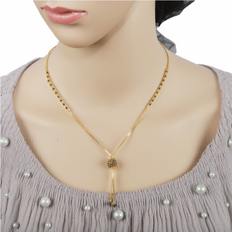 1 Gram Gold Plated Mangalsutra - Buy 1 
