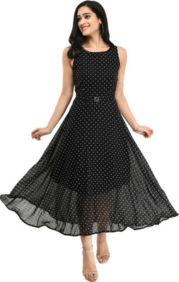 flipkart western long dress