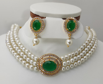 White Stone Necklaces - Buy White Stone 