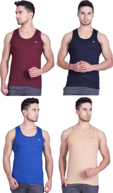 lux cozi men's cotton vest