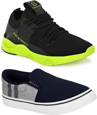 black sports shoes online india