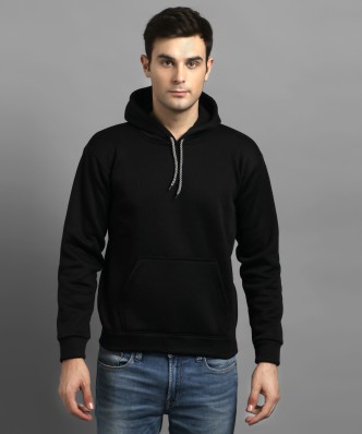 men in black hoodie