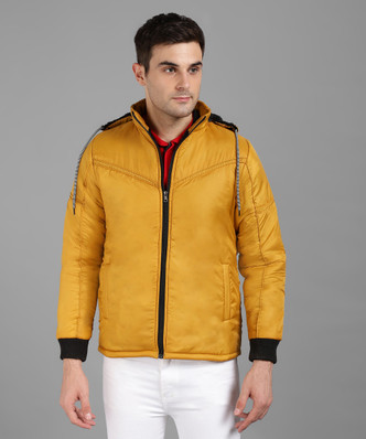 yellow white black jacket