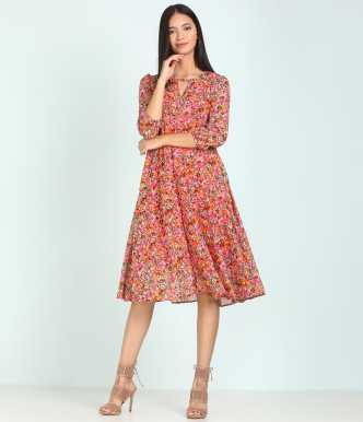 Fit And Flare Womens Dresses Buy Fit And Flare Womens Dresses Online At Best Prices In India Flipkart Com