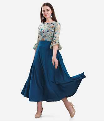 Royal Blue Dresses Buy Royal Blue Dresses Online At Best Prices In India Flipkart Com