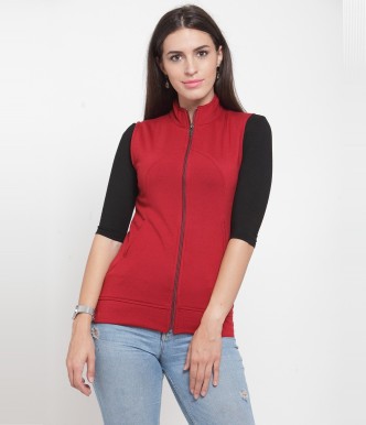 winter sleeveless jackets for womens online