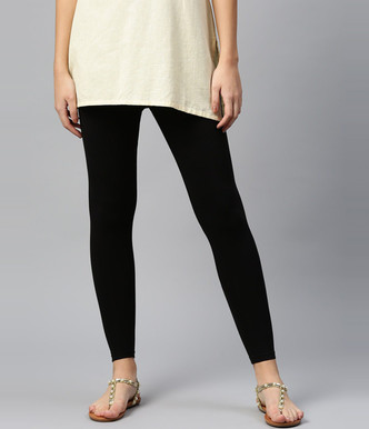 Buy Black Womens Leggings And Churidars 