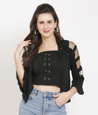 long tops for jeans flipkart