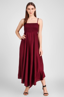 cold shoulder dress flipkart