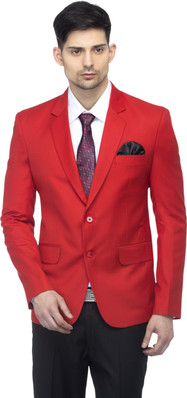 red suit blazer