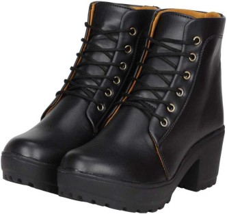 long leather boots for girls