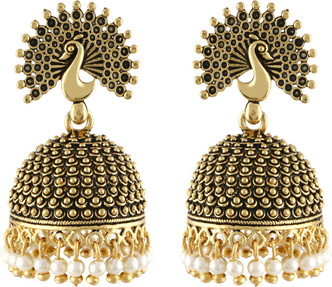 Pearl Jhumkas - Buy Pearl Jhumkas 
