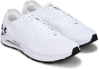full white sports shoes