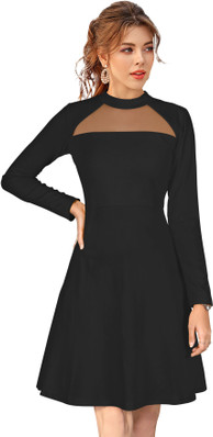 black lace dress for women