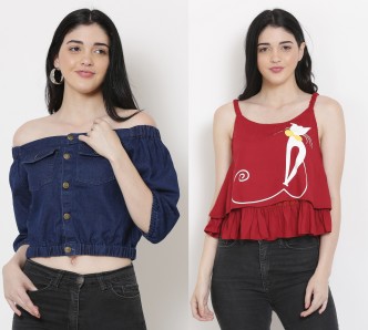 jeans tops in flipkart