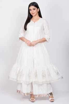 Biba white kurti online Clearance