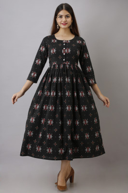 Black Anarkali Dresses - Buy Black 