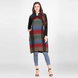 designer woolen kurtis