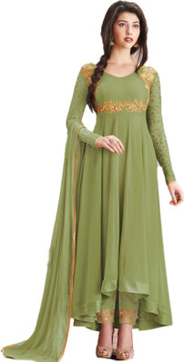 anarkali long dress design