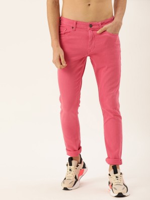 hot pink jeans mens