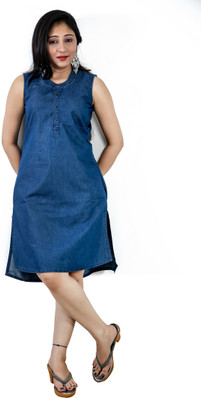 flipkart denim dress
