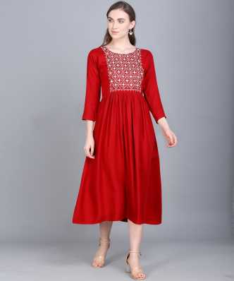 Red One Piece Dress Buy Red One Piece Party Wear Dresses Online For Women At Best Prices In India Flipkart Com