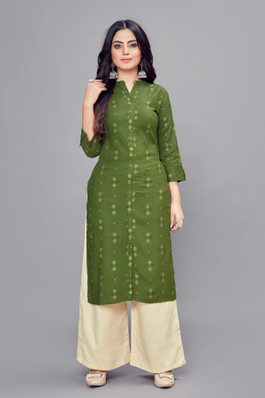 Green Womens Kurtas Kurtis - Buy Green