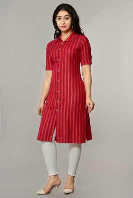 flipkart red colour kurti