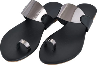 womens silver flip flops
