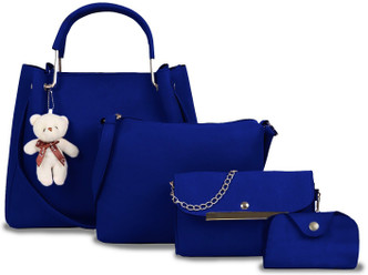 Blue colour handbags Clearance