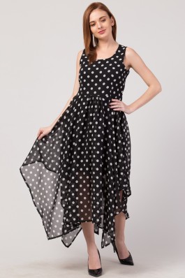 polka dot dress long