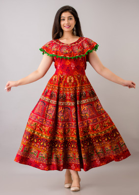 flipkart long frock