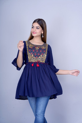 kurti designs for jeans online