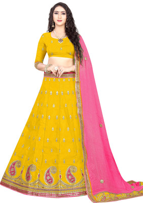 Yellow Lehenga Cholis