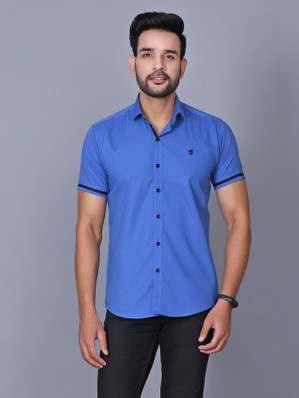 Blue Zed Mens Casual Shirts - Buy Blue 