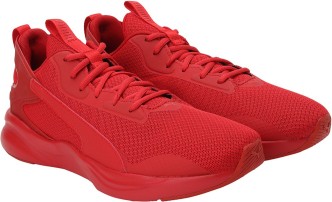 puma red shoes for men
