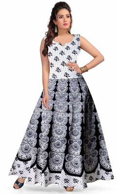 flipkart long frock
