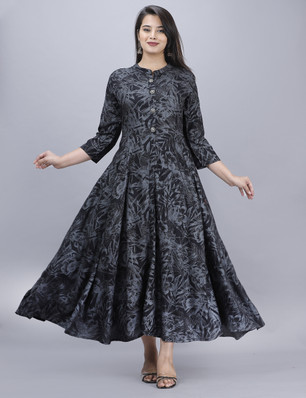 black frock long