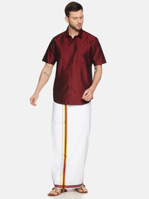 Shirt Dhoti Set Mens Ethnic Sets - Buy 