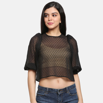 Transparent tops flipkart Outlet
