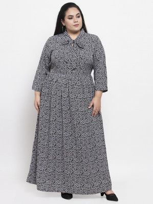 flipkart plus size dresses