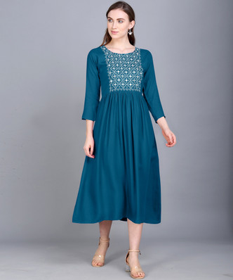 Embroidered Womens Dresses - Buy 