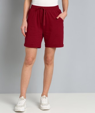 cotton shorts for ladies online