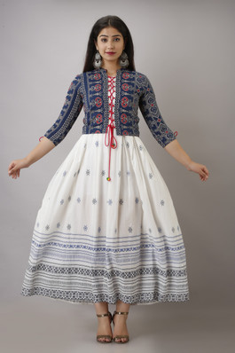 cotton anarkali kurtis on flipkart