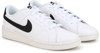 nike shoes white with black tick