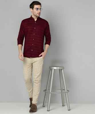 Maroon Mens Casual Shirts - Buy Maroon 